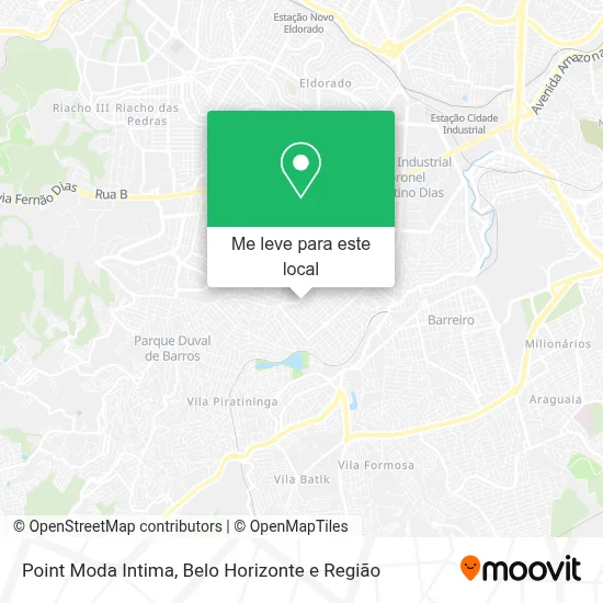 Point Moda Intima mapa