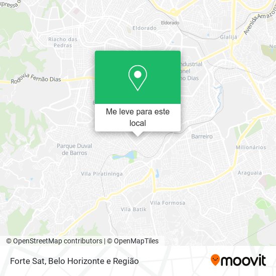 Forte Sat mapa