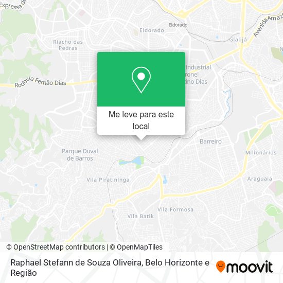 Raphael Stefann de Souza Oliveira mapa