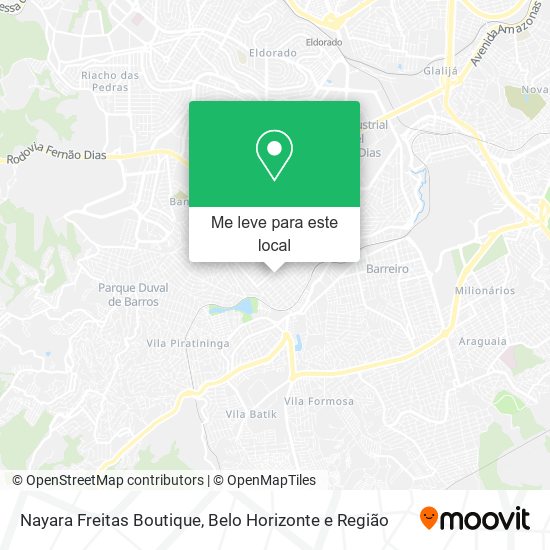 Nayara Freitas Boutique mapa