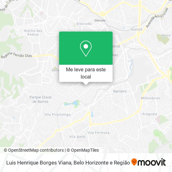 Luis Henrique Borges Viana mapa