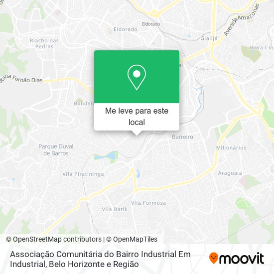 Associação Comunitária do Bairro Industrial Em Industrial mapa