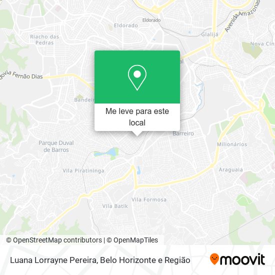 Luana Lorrayne Pereira mapa