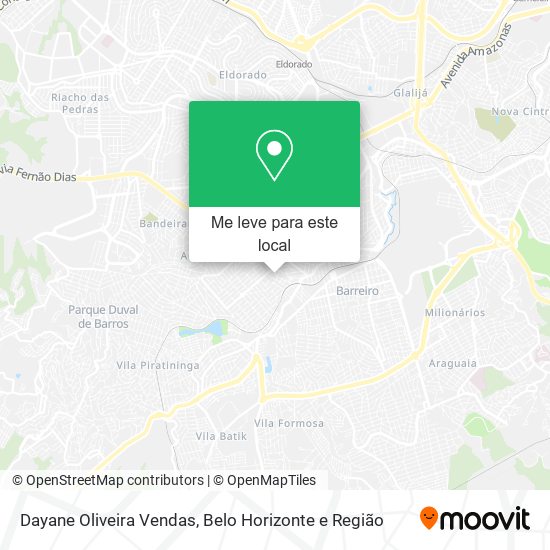 Dayane Oliveira Vendas mapa