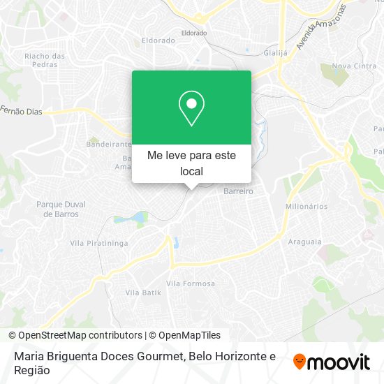Maria Briguenta Doces Gourmet mapa