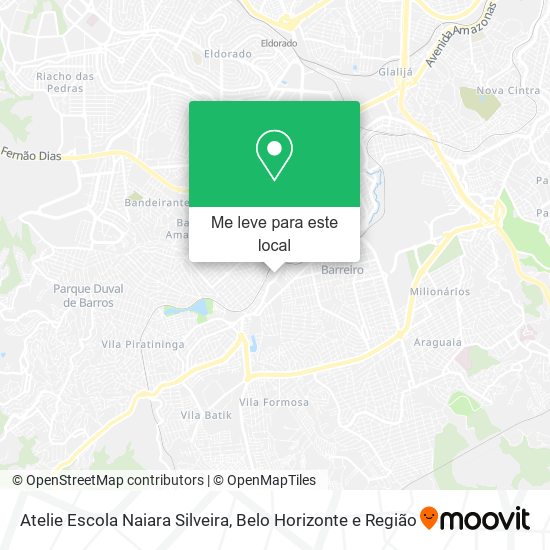 Atelie Escola Naiara Silveira mapa