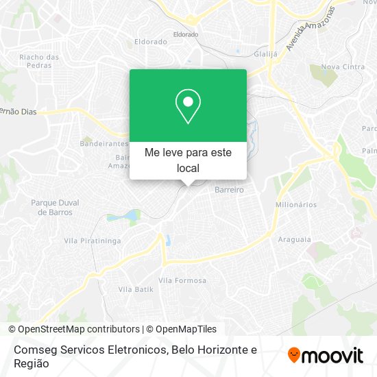 Comseg Servicos Eletronicos mapa