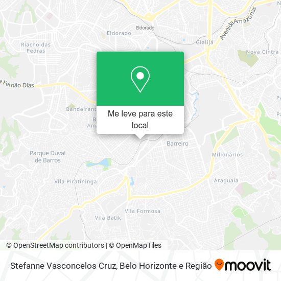 Stefanne Vasconcelos Cruz mapa