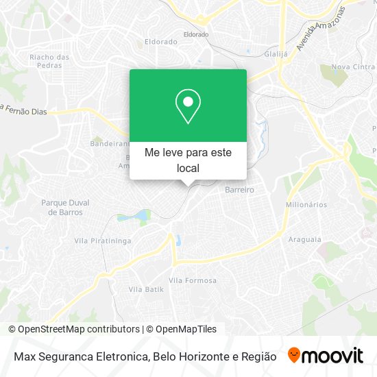 Max Seguranca Eletronica mapa
