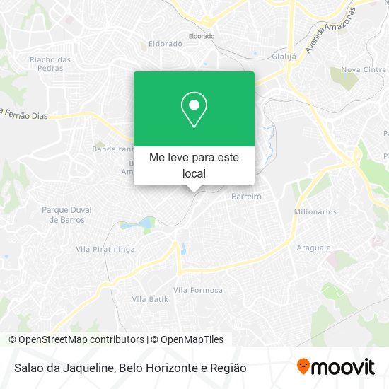Salao da Jaqueline mapa