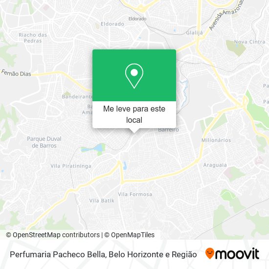 Perfumaria Pacheco Bella mapa