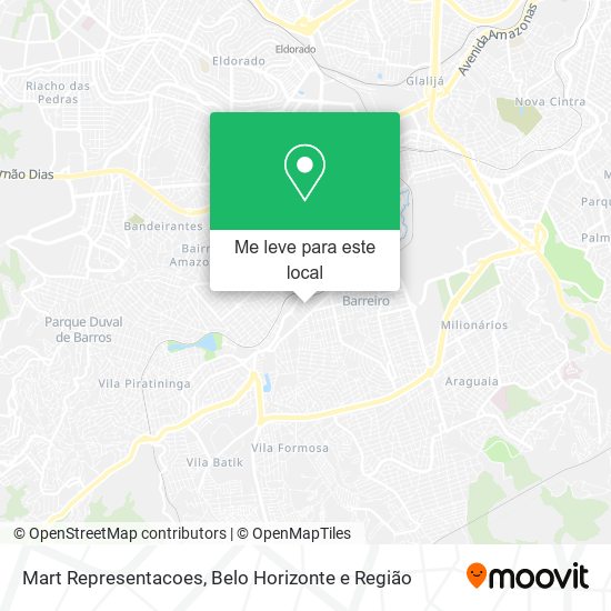 Mart Representacoes mapa
