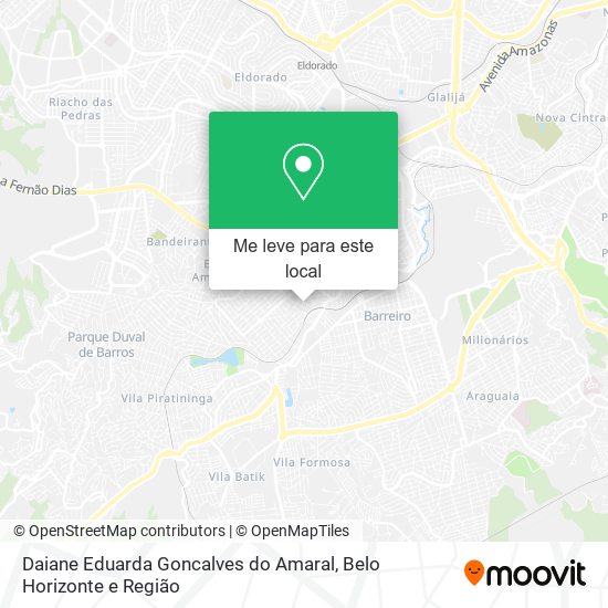 Daiane Eduarda Goncalves do Amaral mapa