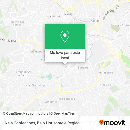 Neia Confeccoes mapa