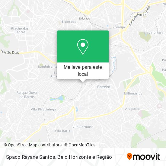 Spaco Rayane Santos mapa