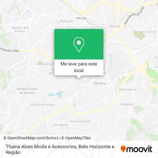 Thaina Alves Moda e Acessorios mapa