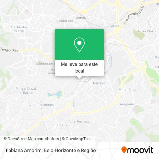 Fabiana Amorim mapa