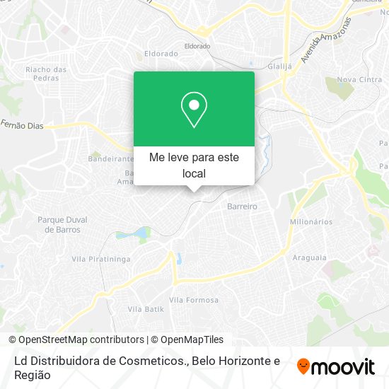 Ld Distribuidora de Cosmeticos. mapa