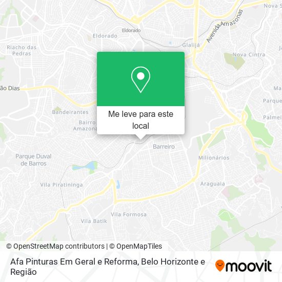 Afa Pinturas Em Geral e Reforma mapa
