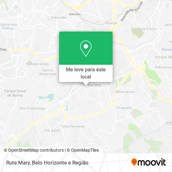 Rute Mary mapa