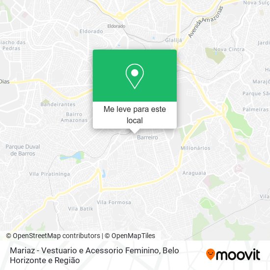 Mariaz - Vestuario e Acessorio Feminino mapa