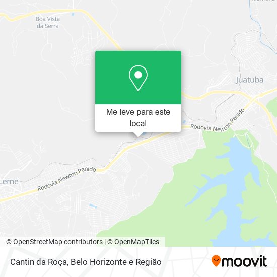 Cantin da Roça mapa