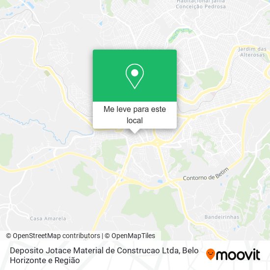 Deposito Jotace Material de Construcao Ltda mapa
