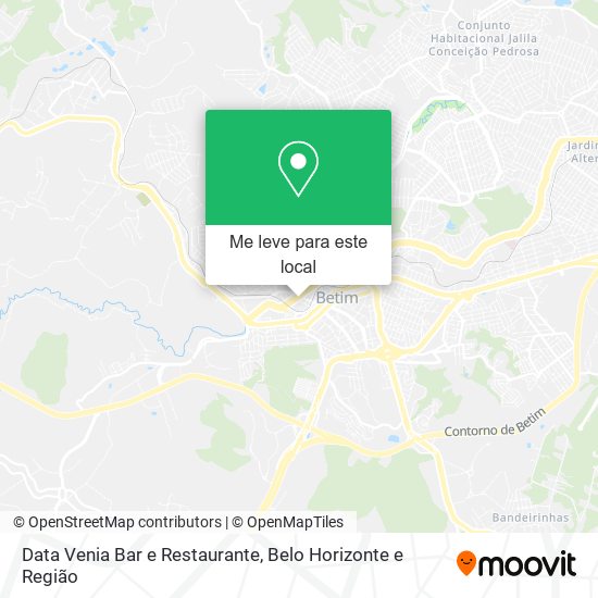 Data Venia Bar e Restaurante mapa