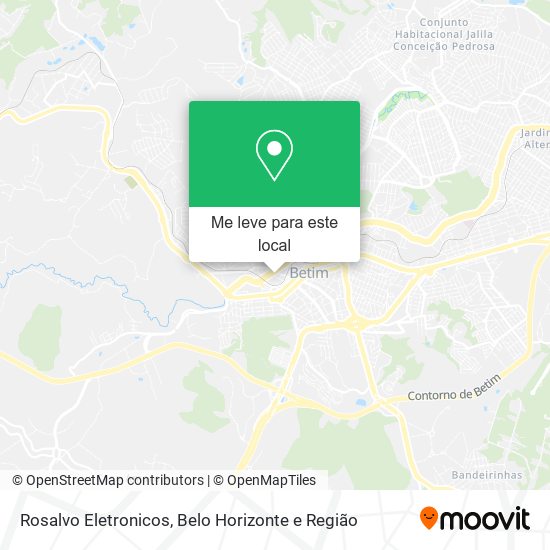 Rosalvo Eletronicos mapa