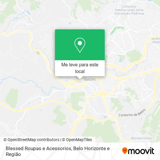 Blessed Roupas e Acessorios mapa