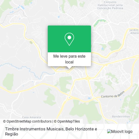 Timbre Instrumentos Musicais mapa