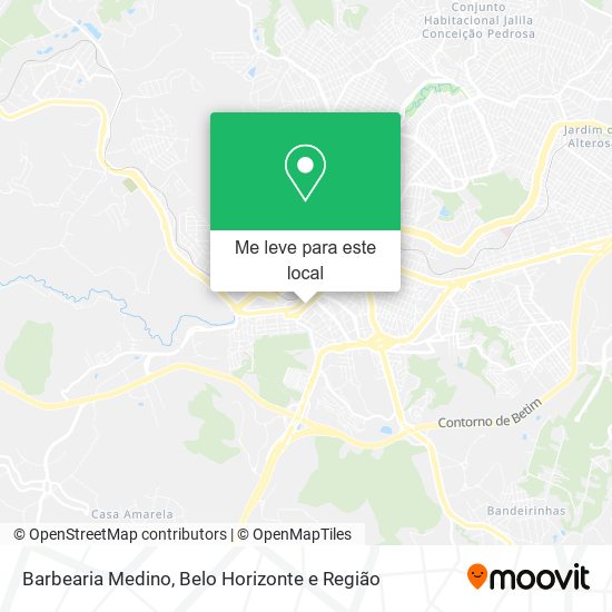 Barbearia Medino mapa