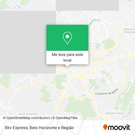Bkv Express mapa