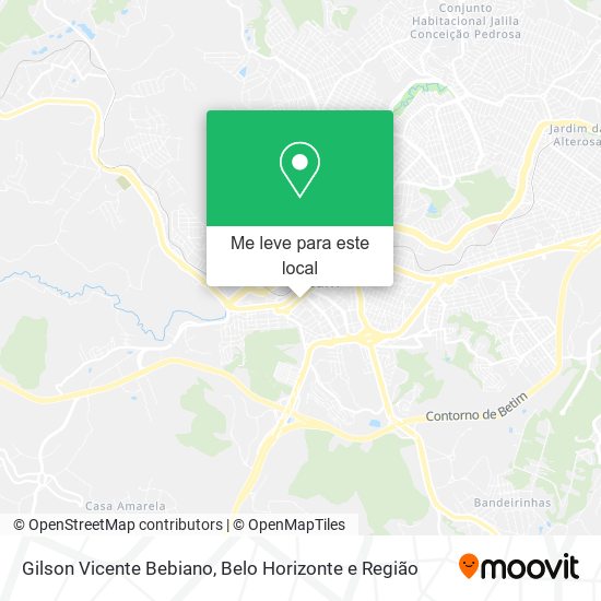 Gilson Vicente Bebiano mapa
