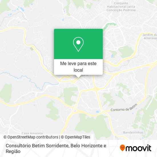 Consultório Betim Sorridente mapa