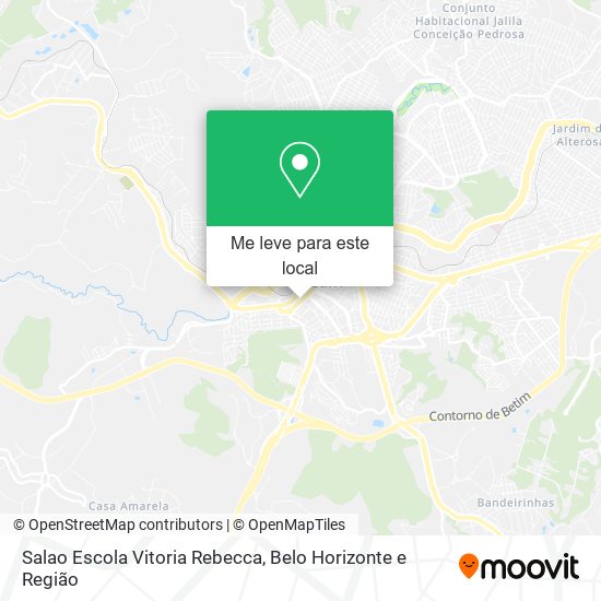 Salao Escola Vitoria Rebecca mapa