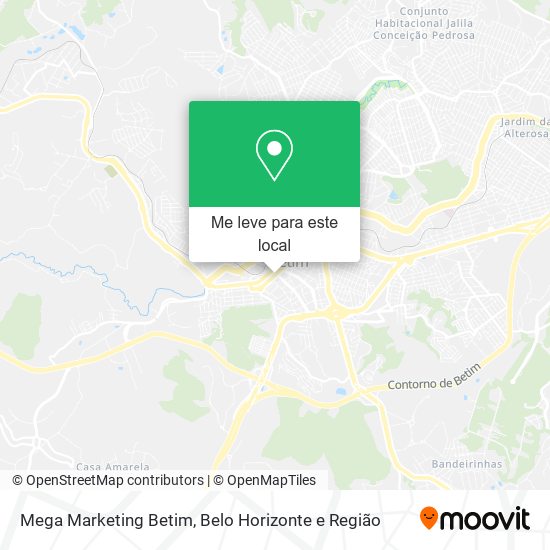 Mega Marketing Betim mapa