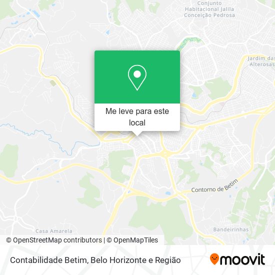 Contabilidade Betim mapa