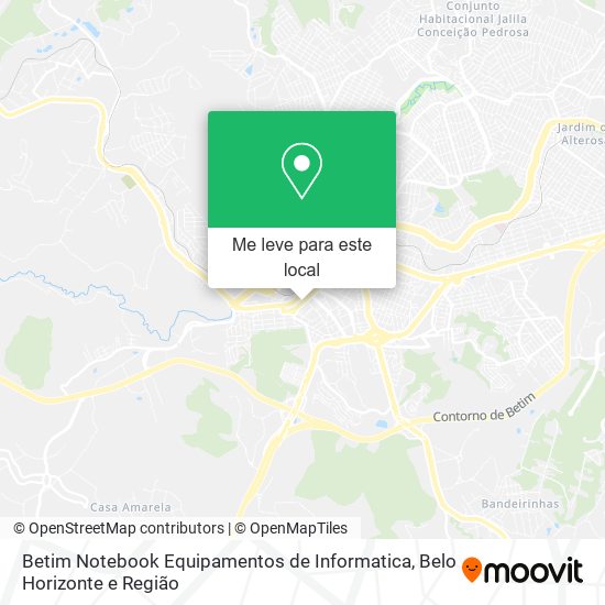 Betim Notebook Equipamentos de Informatica mapa