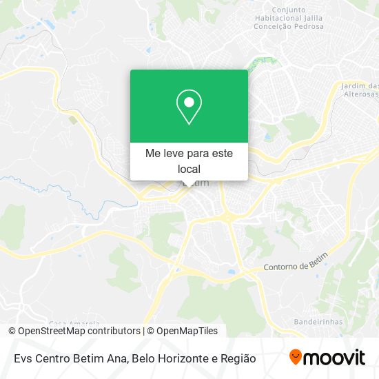 Evs Centro Betim Ana mapa
