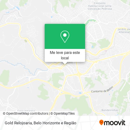 Gold Relojoaria mapa