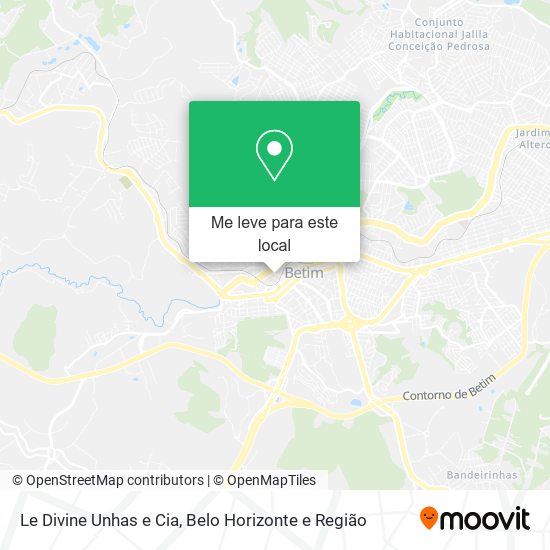 Le Divine Unhas e Cia mapa