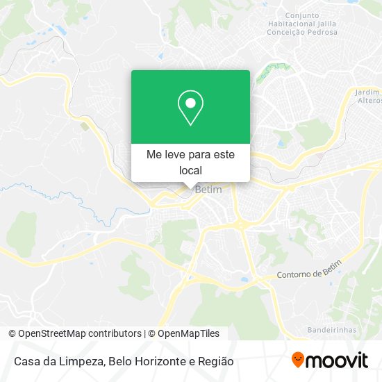 Casa da Limpeza mapa