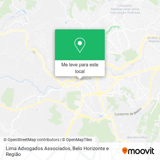 Lima Advogados Associados mapa