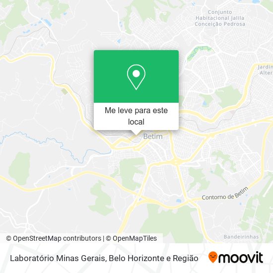 Laboratório Minas Gerais mapa