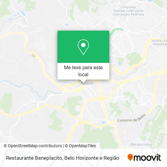 Restaurante Beneplacito mapa