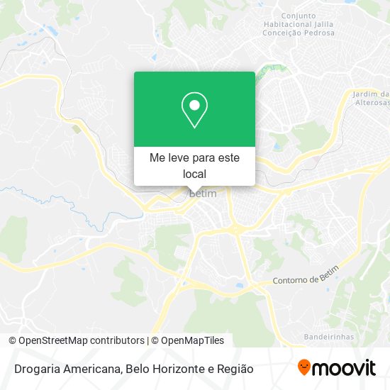 Drogaria Americana mapa