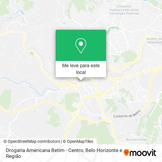 Drogaria Americana Betim - Centro mapa