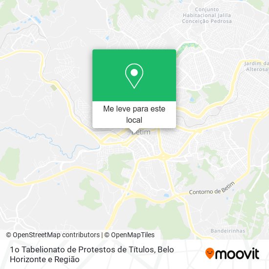 1o Tabelionato de Protestos de Títulos mapa