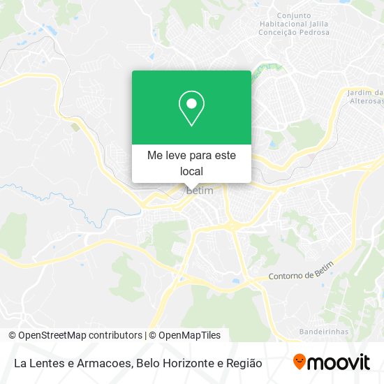 La Lentes e Armacoes mapa